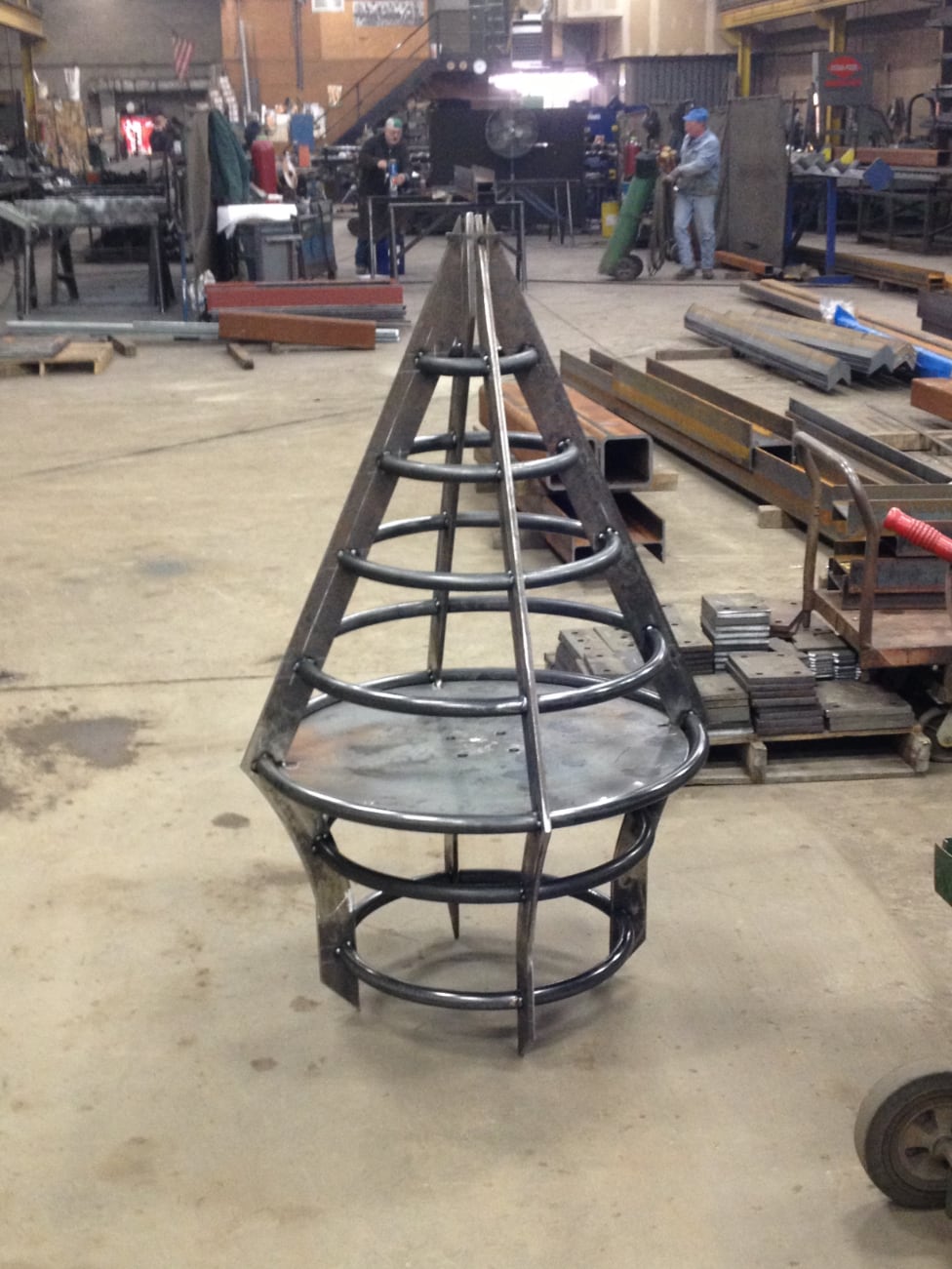 Custom Cut Spire for Building, Downtown Schenectady